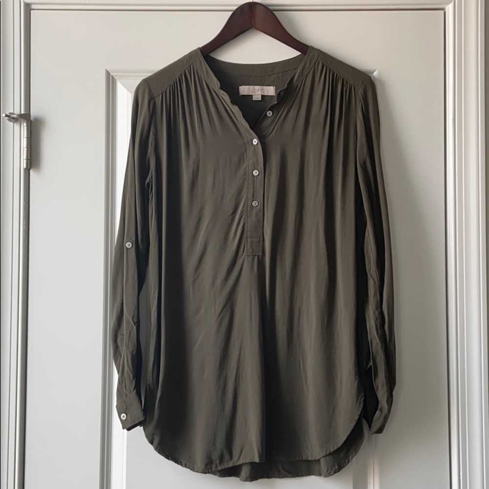 Loft button up tunic
